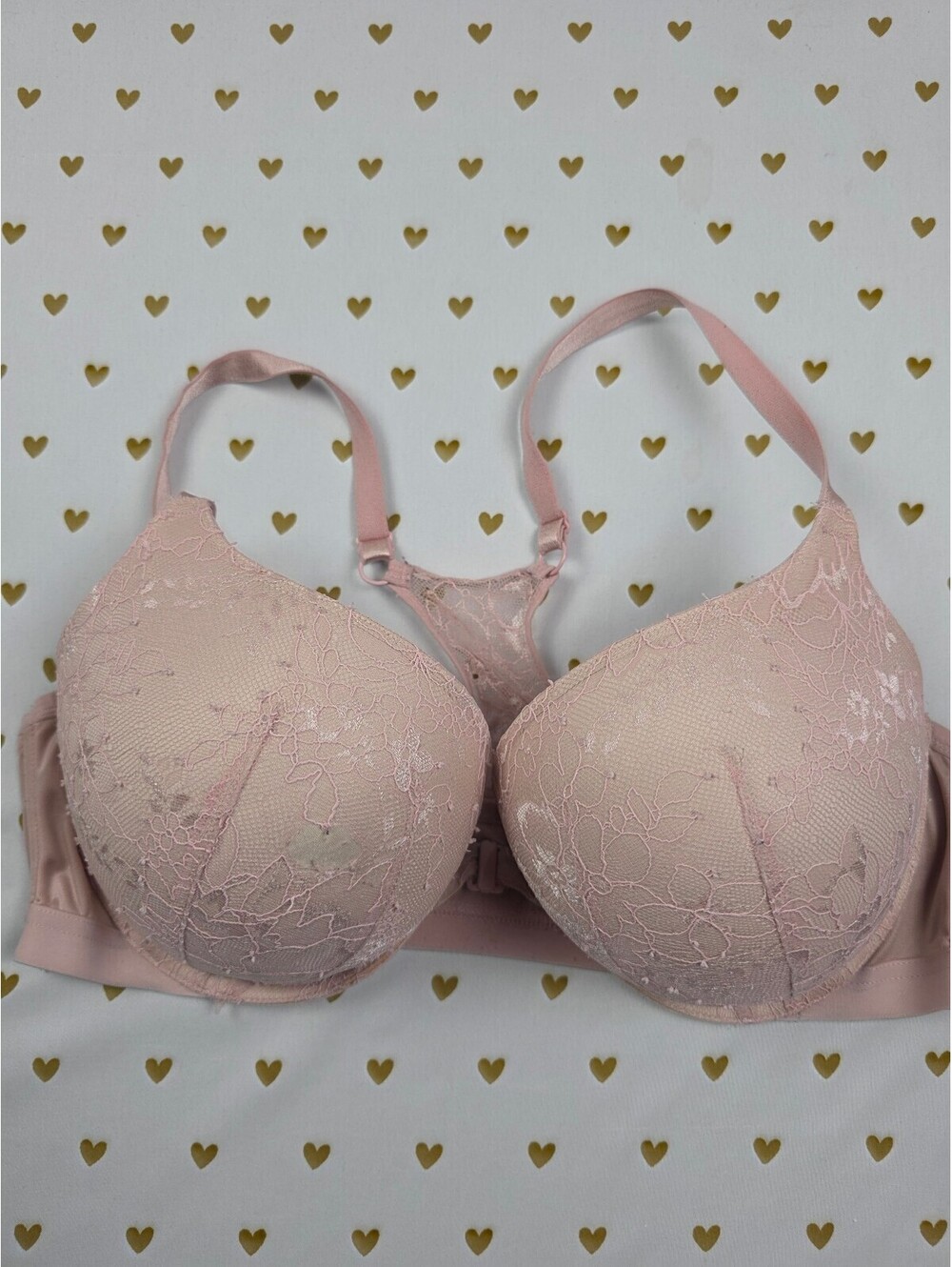 Victorias Secret Bombshell Plunge Push Up Add 2 Sizes Front Close Bra 38C
